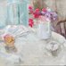 Sweet Peas & Tea Bowls
