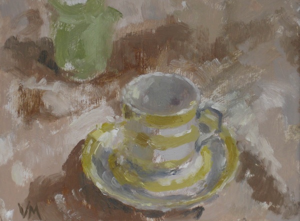 Yellow Tea Cup in Light