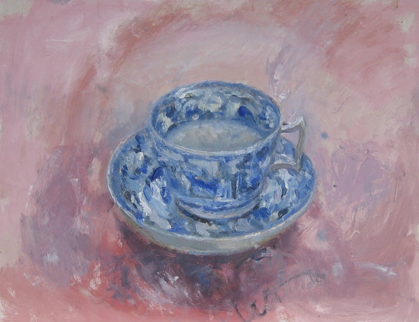 Blue and White